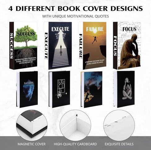 Pasimy 4 Pieces Gradient Aura Decorative Books Set Aura Angel Coffee Table Stacked Book Decor Soul Body Mind Heart Inspirational Quotes Hardcover Fake Books for Home Book Shelf Table Office Decor in Kuwait