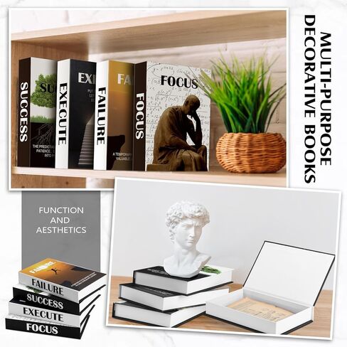 Pasimy 4 Pieces Gradient Aura Decorative Books Set Aura Angel Coffee Table Stacked Book Decor Soul Body Mind Heart Inspirational Quotes Hardcover Fake Books for Home Book Shelf Table Office Decor in Kuwait