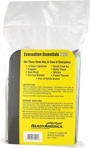 Quakehold! 70500 Evacuation Essentials Kit in Saudi Arabia
