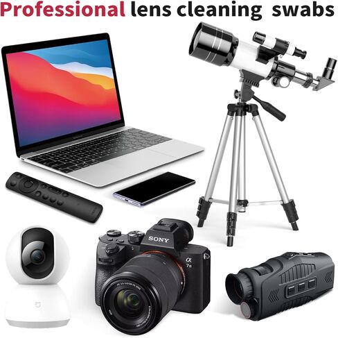 Tiny 2.5mm Cleaning Swabs – Effortlessly Clean Camera Sensors, Electronics & PCBs – ESD-Safe, No Residue, No Scratches.(Transparent-10Packs, Electrostatic adsorption) in Saudi Arabia