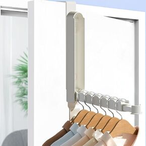 TocTen Over The Door Hooks, 4 Pack Door Hanger Hook with Foam Pads Prevent Scratches, 304 Stainless Steel Over Door Coat Hooks, Door Towel Hanger for Bathroom, Living Room, Kitchen (Polished Chrome)