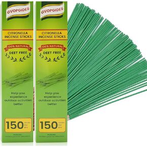 Citronella Incense coils, Made from Natural Plants, Suitable for Outdoor, Living Room, Terrace use (48 coils and 2 Coil Holders)