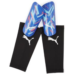 PUMA Unisex Ultra Flex Sleeve Soccer Shin Guards, Poison Pink-PUMA White-PUMA Black, Size XS2
