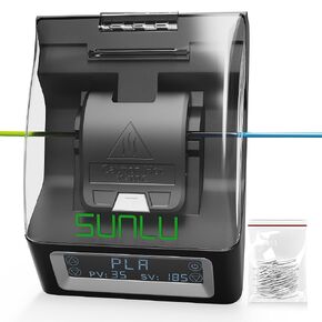 2024 Official SUNLU S2 Filament Dryer Box, Upgraded Filament Storage Dehydrator with 360° Heating Fan and 4.6'' Touch Sreen for PLA TPU PETG ABS Nylon PA Filaments