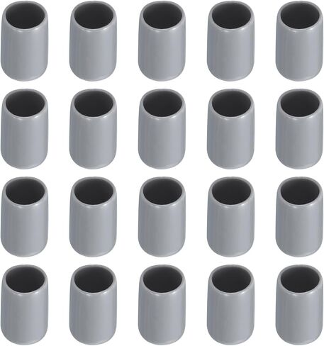 Screw Thread Protector Cover Rubber End Caps, [for Screw, Bolt] - 5/32"(4mm) ID/Grey/50pcs in Saudi Arabia
