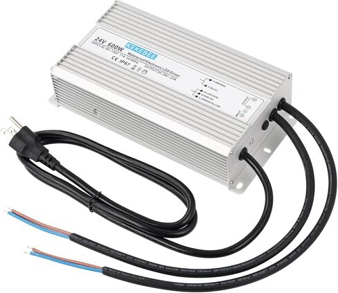 سائق LED 24V800W مزود طاقة مقاوم للماء 90-120 فولت إلى 24V33.3A AC إلى DC محول IP67 محول الجهد المنخفض مناسب للإضاءة LED الداخلية والخارجية وأي جهاز 24V DC in Kuwait