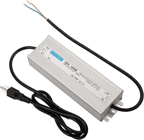 سائق LED 24V800W مزود طاقة مقاوم للماء 90-120 فولت إلى 24V33.3A AC إلى DC محول IP67 محول الجهد المنخفض مناسب للإضاءة LED الداخلية والخارجية وأي جهاز 24V DC in Kuwait
