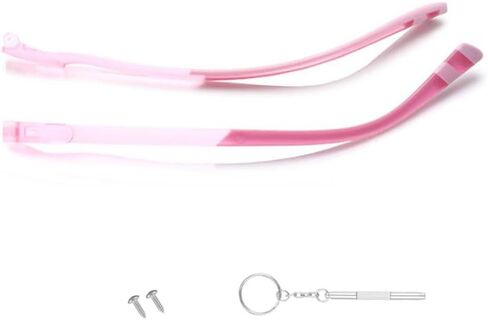Child Eyeglass Arms 1 Pair Glasses Replacement Temple TR Silicone Frame Arms Dark Blue Screw Screwdriver in Saudi Arabia