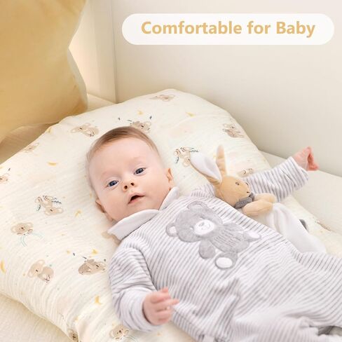 Pea Pod Baby Lounger Cover Muslin Cotton Slipcover Compatible with Snuggle Me Lounger - Soft Breathable Infant Lounger Covers Only for Newborn Baby Nest Lounger Sheets for Cozy Nap 0-12 Months，Blue in Saudi Arabia