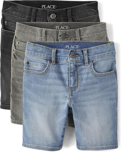 The Children's Place Boys' Distressed Denim, Carleton Wash Single, 8 in Saudi Arabia