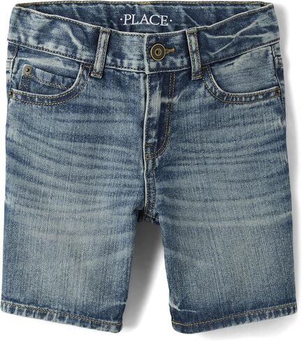 The Children's Place Boys' Distressed Denim, Carleton Wash Single, 8 in Saudi Arabia