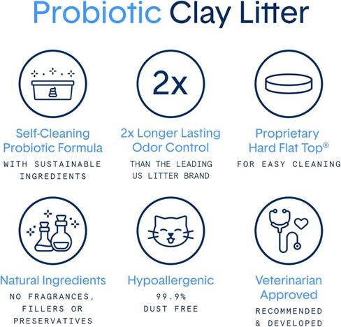 Boxie® Glo™ Natural Attractions™ 30 Day Odor Control UV Cat Litter, 28lb Clumping Clay Kitty Litter in Kuwait