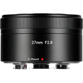 7artisans AutoFocus 27mm F2.8 APS-C Frame Lens,F2.8 Large Aperture,Support Automatic/Manual Aperture and Face/Eye Recognition, Compatible for Sony FS5、FS7、FS7M2、FS5M2K、A3000、A5000、A6000, etc.Black