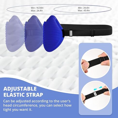 3D Kids Sleep Eye Mask: 3D Contoured Cup Sleeping Masks, Blindfold Sleep Eye Cover with Adjustable Strap, Memory Foam Lightweight Night Eyeshade for Boys Girls Teens (Black) in Kuwait