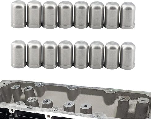 Oil valley plugs, for sealing oil passages on 2005-2019 Gen IV/Gen V engines, replacing DOD/AFM lifters with conventional LS/LS7-type lifters, 8 pcs. in Saudi Arabia