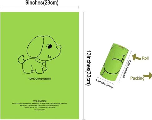 مرفق مقود لحمل أكياس فضلات الكلاب من بتموليكو، حقيبة بسحاب لموزع أكياس نفايات الكلاب، تناسب أي مقود للكلاب، تتضمن لفافة مجانية من أكياس الكلاب، وموزع أكياس فضلات الكلاب - عبوتان، بطبعة الفهد in Kuwait