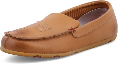 Twisted X Women's Slip-On Loafer, Moc Toe, Tan & Multi, 7 M in Kuwait