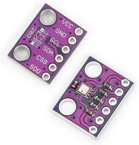 2 قطعة BME280 5 فولت وحدة الاستشعار الضغط الجوي أجهزة استشعار درجة الحرارة والرطوبة I2C SPI اندلاع GY-BME280 in Kuwait