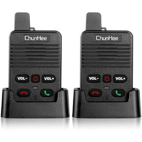 ChunHee Intercoms Wireless for Home, Full Duplex Intercom System for Elderly, 2 Way Radio Handsfree Room to Room Communication System Wireless Intercom System for Garage/Basement/Yard/Office/Apartment