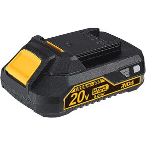 RIDA 20V Cordless Tool Battery Packs Lithium-Ion 4.0 Ah Battery, Long Life Battery Work 20V Cordless Tools Only
