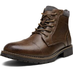 Vostey Men's Boots Black Boots for Men Casual Boots Motorcycle Combat Ankle Dress Boots Mens (BMY678A black 15)
