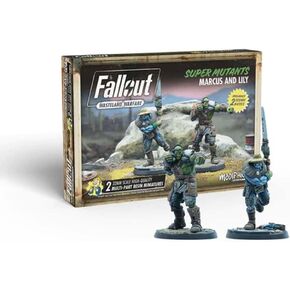 Fallout Wasteland Warfare Modiphius Super Mutants Hammer Miniatures, Multicolor