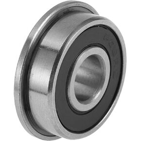 ACROPIX F608-2RS Deep Groove Ball Bearings Lubricated Bearings Double Rubber Seal 8x22x7mm Black Silver Tone - Pack of 4 in Saudi Arabia
