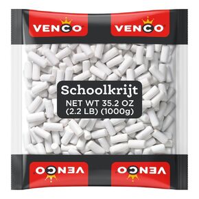 Licorice in 1 Kilo/ 2.2lb Bag - Venco Griotten (Soft Sugar Coated Square Shaped Anise Flavored Licorice)