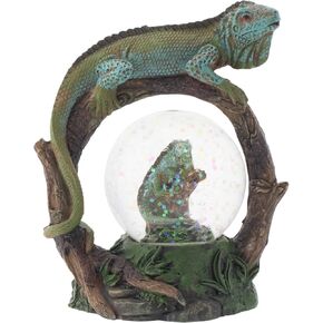 Elanze Designs Royal Blue Tang Fish Ocean Magical Whimsical Tabletop Dresser Nightstand Figurine Miniature 45MM Sturdy Polyresin Glitter Water Snow Globe Decoration