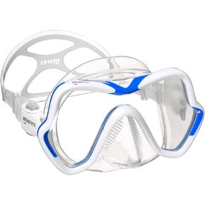 Mares One Vision White/Blue/Clear Mask