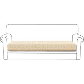Deep Dream Sectional Couch Cover, Stretch Couch Covers for 3 Cushion Couch, Sofa Covers L Shape Washable, Couch Cushion Covers for Sofa for Pets Dogs Kids (2 Seater + 1 Chaise, Brown) in Kuwait
