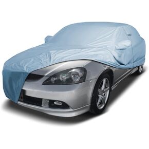 iCarCover Fits: [Acura RSX w/Wing] 2002-2006 Premium Full Car Cover Waterproof All Weather Resistant Custom Outdoor Indoor Sun Snow Storm Protection Form-Fit Padded Cover with Straps