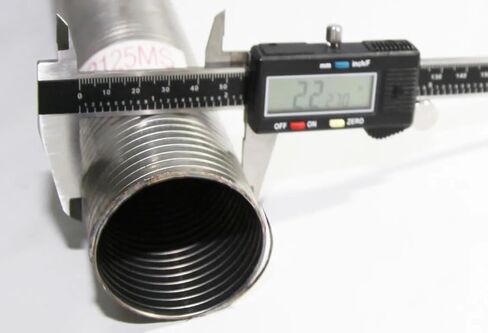 2.125" 2 1/8" ID x 18" Length Universal Exhaust Flex Pipe 1.5' Feet (FP_UN_2125MS) in Kuwait