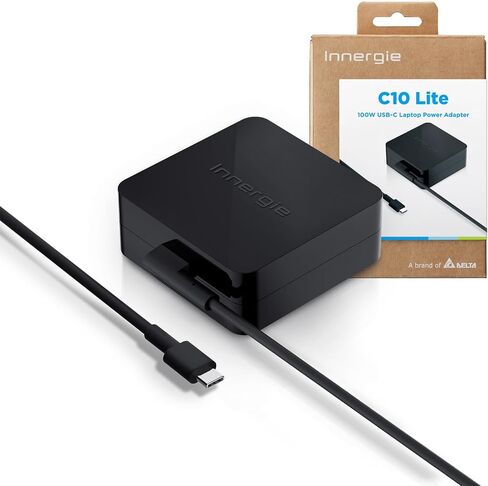 Innergie C10 Lite 100W USB C Laptop Charger, Universal Type C Power Adapter for HP, Acer, ASUS, Dell, Lenovo, MSI, iPhone 17, MacBook and More, 8.2ft in Kuwait