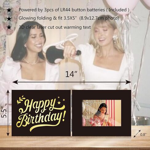 Yudarte Blessed Gigi Gifts from Grandkids Grandchildren - Grandma Nana Folding Glowing Carving 3.5x5 Inches Picture Frame in Kuwait