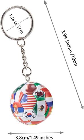Soccer Backpack Pendant, Football Key chain, Bag Decoration Hanging, Boys Girls Mens Sports World Cup Key Ring, Carnival Reward Birthday Gift in Saudi Arabia