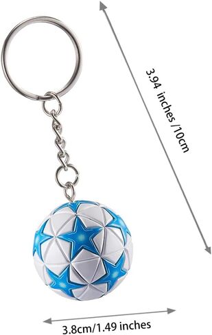 Soccer Backpack Pendant, Football Key chain, Bag Decoration Hanging, Boys Girls Mens Sports World Cup Key Ring, Carnival Reward Birthday Gift in Saudi Arabia