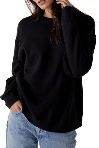 Velvet by Graham & Spencer Women's Abbot Organic Fleece Sweatshirt in Saudi Arabia