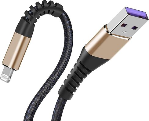 [ Apple Certified 2pack ] iPhone Charger 6ft,Lightning Cable Long 6 Foot Cord, Fast Charging Cables for Apple iPhone 12/11/11Pro/11Max/ X/XS/XR/XS Max/8/7/6/5S/SE/iPad Mini Air (Blue) in Kuwait