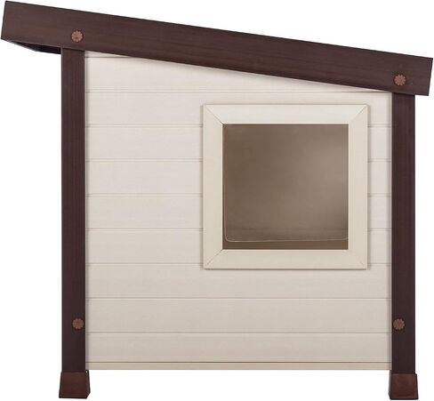 ECOFLEX Albany Extra Large Outdoor Feral Cat House for Multiple Cats with Quick & Easy Assembly, 2 Vinyl Door Flaps Included, Moisture and Odor Resistant in Saudi Arabia