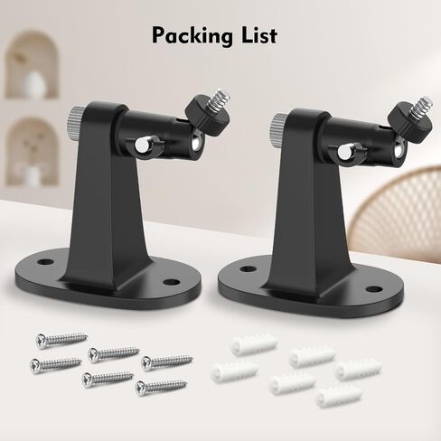 2Pack Adjustable Mount for Arlo Essential 2K Indoor/Outdoor(2nd Generation), for Arlo Pro 5S/Pro 4/Pro 3/Pro 2/Pro/Arlo Ultra2/Ultra/Arlo Essential Spotlight Camera, No-Drill Security Wall Mount in Kuwait