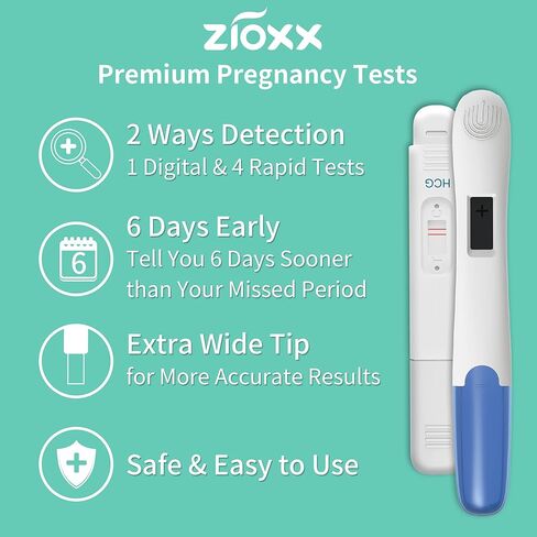 Kangzhou One Step hCG Pregnancy Test Midstream Value Pack of 5 Counts in Saudi Arabia