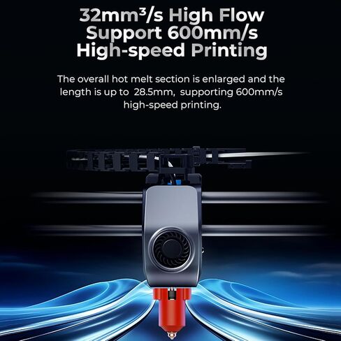 Creality Ceramic Heating Block Kit Quick-swap Nozzle Kit for K1C, 3D Printer Hot End Kit, High Temperature High Speed ​​All-Metal Print Head for K1C in Kuwait