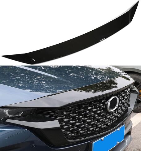 for Mazda CX50 2023 2024 Hood Air Deflector, Carbon Fiber Low Profile Front Hood Bonnet Cover Trim, Hood Protector Bug & Hood Shields, Exterior Bumper Guard Accessories for Mazda CX-50 CX 50 in Saudi Arabia
