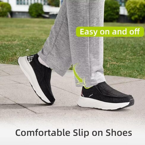 أحذية OrthoComfoot لتقويم العظام خالية من الانزلاق للنساء، أحذية مشي مريحة لتقويم العظام مع دعم قوس لالتهاب اللفافة الأخمصية، أحذية بدون كعب سميكة من القماش لتخفيف آلام القدم والكعب in Saudi Arabia