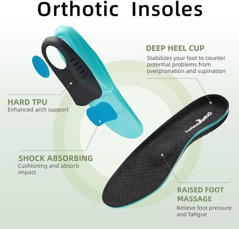 أحذية OrthoComfoot لتقويم العظام خالية من الانزلاق للنساء، أحذية مشي مريحة لتقويم العظام مع دعم قوس لالتهاب اللفافة الأخمصية، أحذية بدون كعب سميكة من القماش لتخفيف آلام القدم والكعب in Saudi Arabia