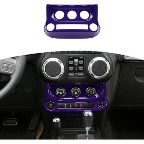 RT-TCZ for Wrangler JK Dash Air Conditioning Switch Panel Cover Trim for Jeep Wrangler JK JKU 2011-2017 Baby Blue Interior Accessories