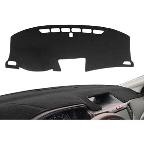 Dash Cover Mat Custom Fit for Honda CRV 2007 2008 2009 2010 2011,Dashboard Cover Pad (07-11 black) Z09