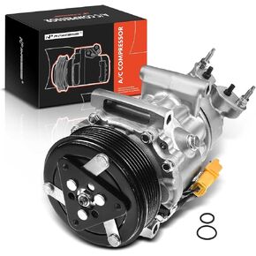 A-Premium Air Conditioner AC Compressor with Clutch Compatible with Mini Cooper 1.6L 2007-2016, Cooper Paceman Countryman1.6L 2011-2016