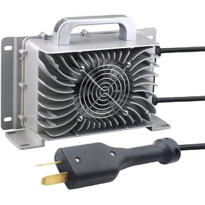 Abakoo 36V 20A Golf Cart Battery Charger with Crowsfoot Style Connector Crowfoot Plug, IP67 Waterproof